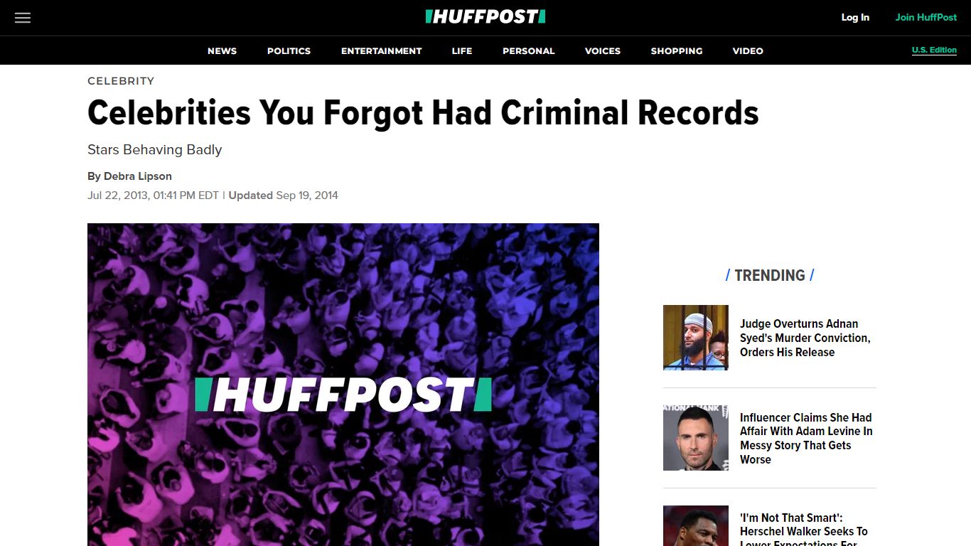 Celebrities You Forgot Had Criminal Records - HuffPost